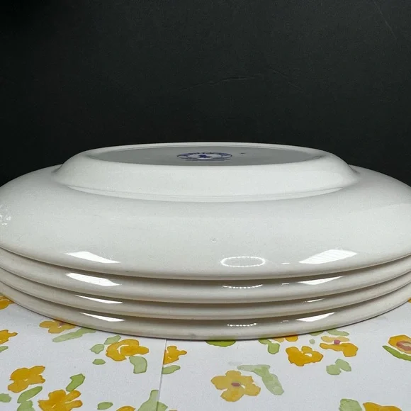 🛑SOLD🛑 VINTAGE RALPH LAUREN Plates 8”By Wedgewood Dylan’s Grove(Set Of 4 Salad - Picture 16 of 17